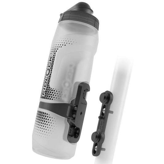 Fidlock TWIST Water Bottle Cage Set - Bike Base Mount Bolt-On 800ml Clear