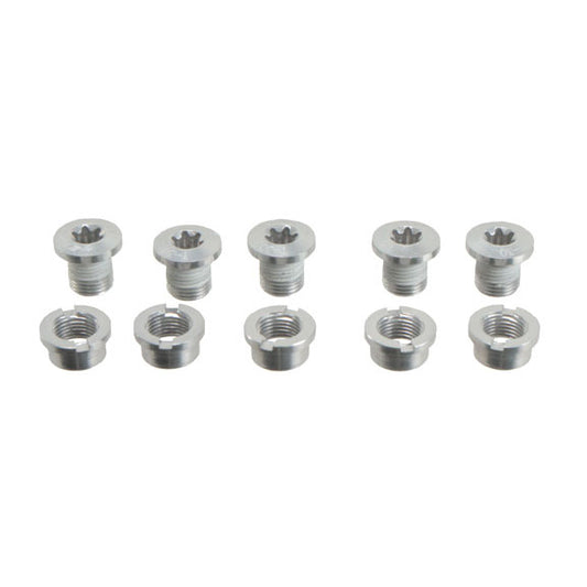 FSA Torx Single Ring Bolt Set Silver Aluminum