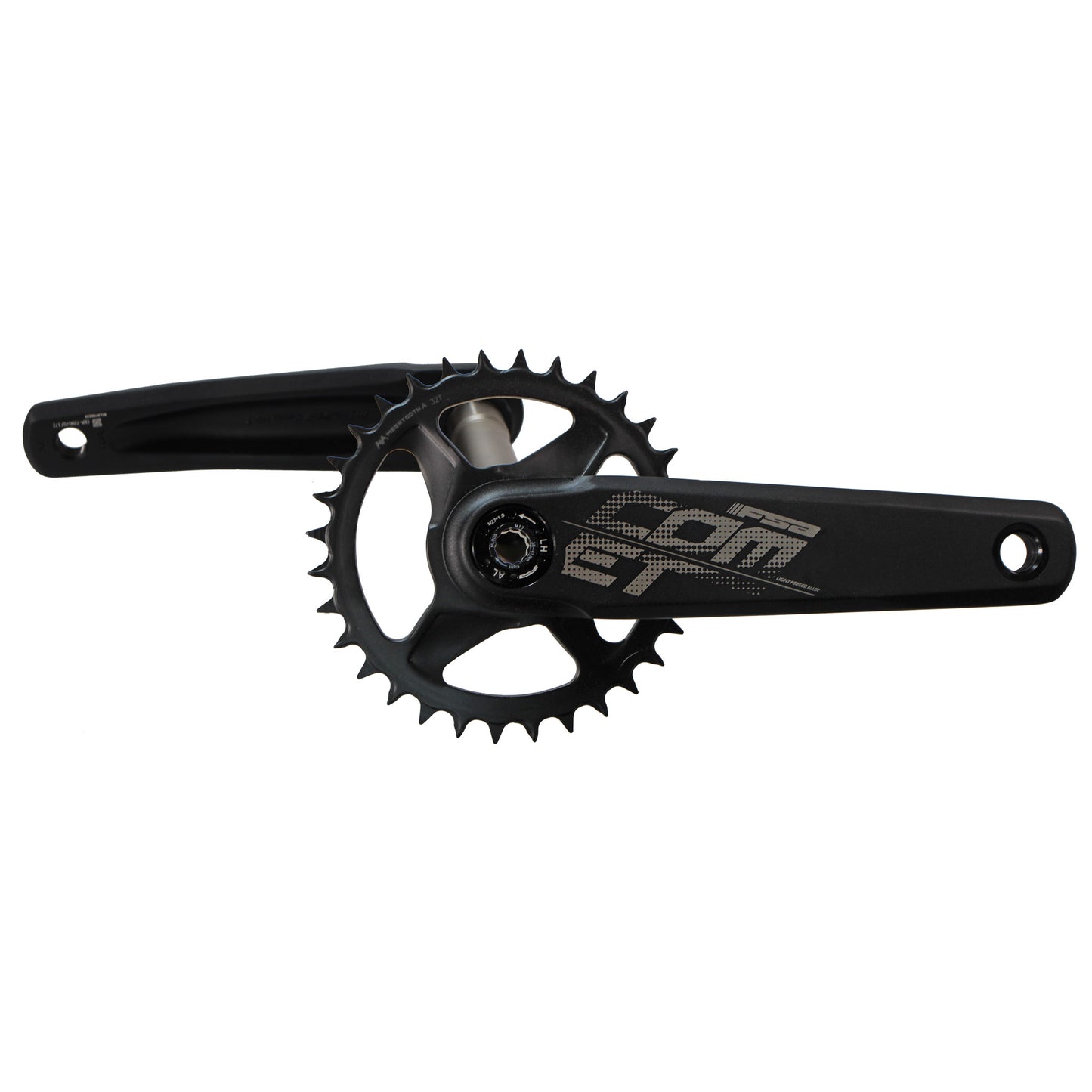 Full Speed Ahead Comet Modular Crankset - 170mm 11/12-Speed 32t Direct Mount Full Speed Ahead MegaExo Spindle Interface BLK