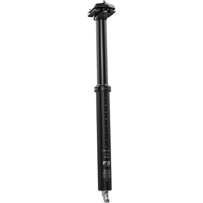 FOX Transfer Performance Elite Dropper Seatpost - 30.9 mm 120 mm Internal Routing Anodized BLK