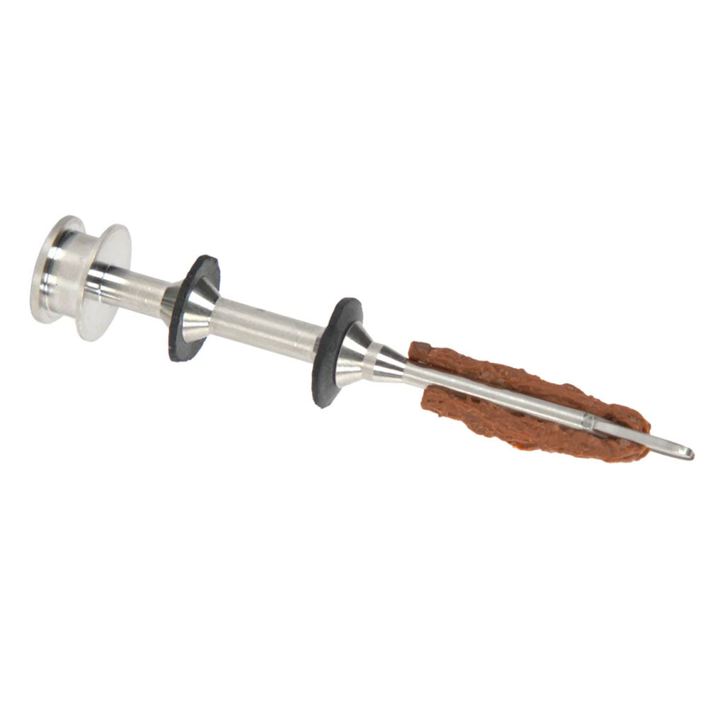 ERM Axle Tire Plug Tool, Silver w/5x Bacon Strips