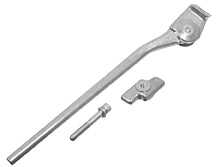 RetroKit Aluminum Kickstand, Silver 285mm