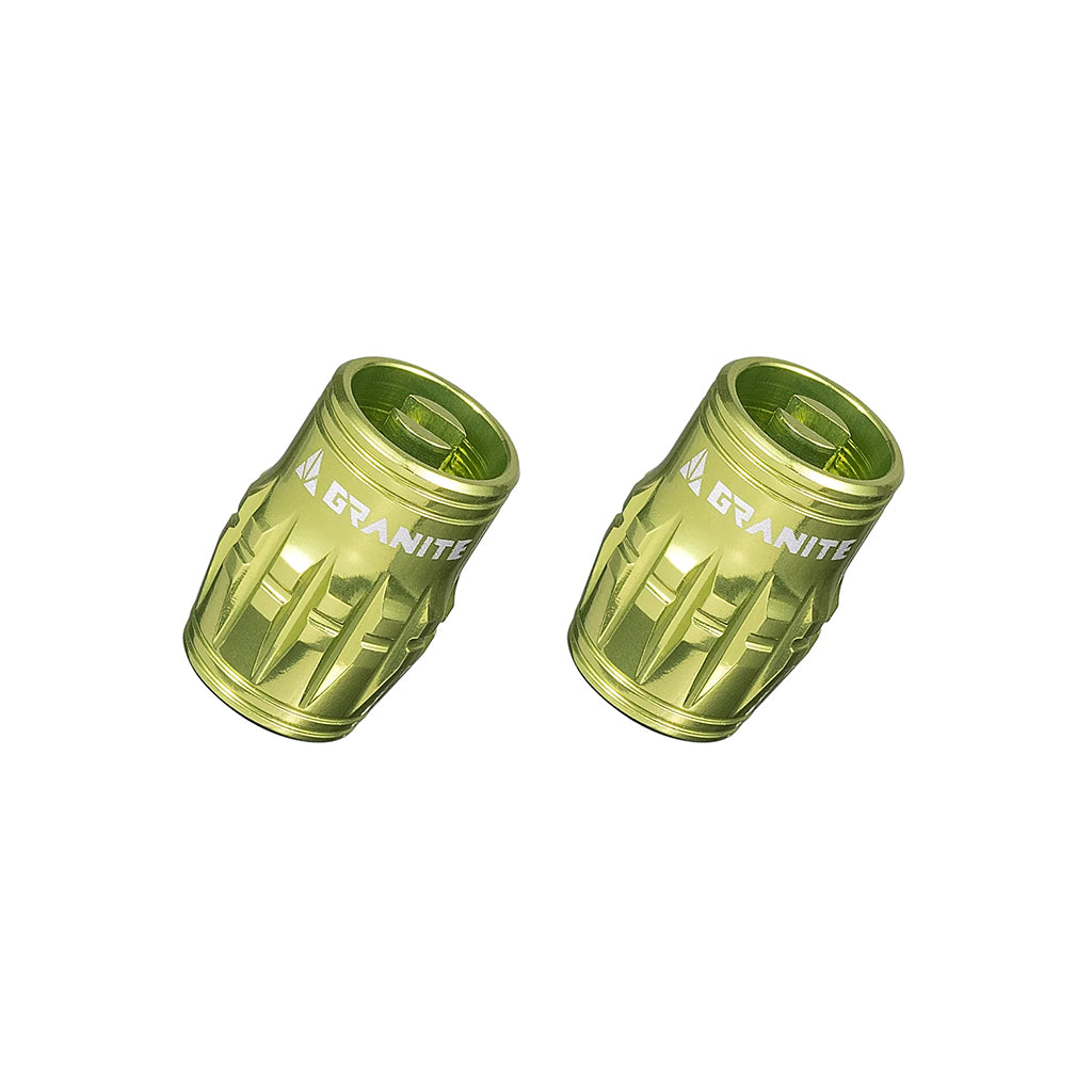 Granite-Design Juicy Nipples Schrader Green Pair