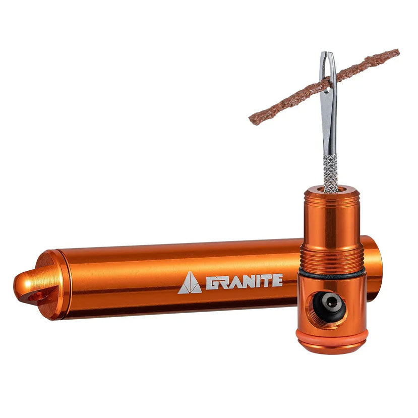 Suture Aero Tire Plug Kit with Integrated CO2, Orange