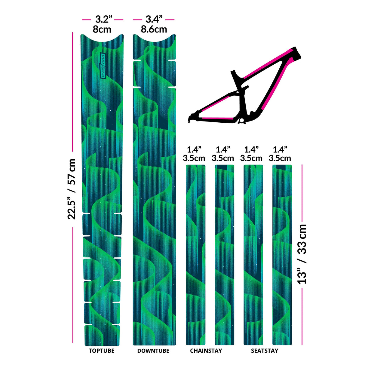 Frame Keeper, Aurora Green Matte  NLS