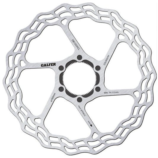 Galfer Road Disc Brake Rotor - 160mm Centerlock 1.8mm