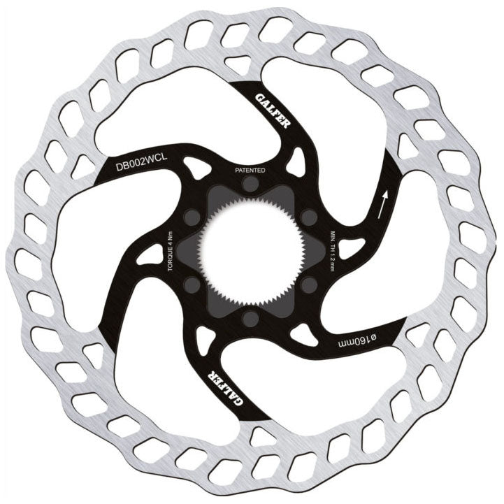 Galfer MTB Disc Brake Rotor - 160mm Centerlock 1.8mm