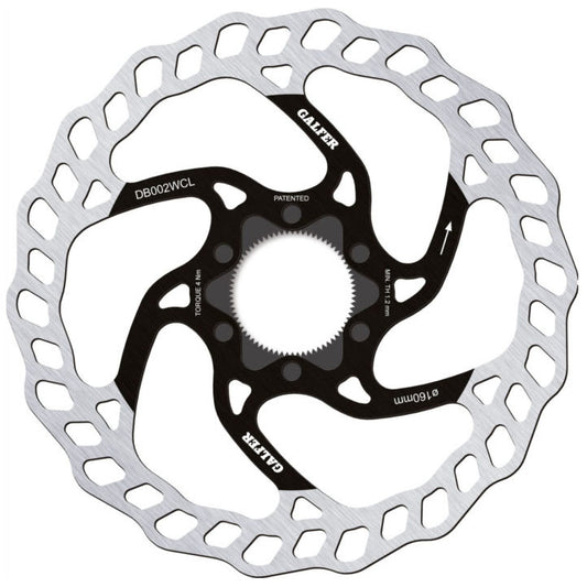 Galfer MTB Disc Brake Rotor - 160mm Centerlock 1.8mm