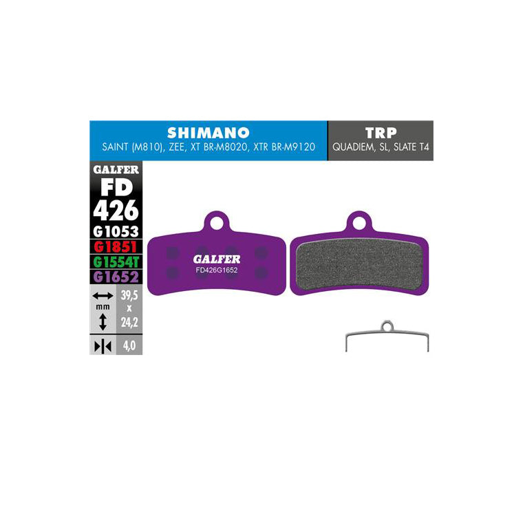 Shimano (D-type 4-piston) Pads,TRP Quadiem, E-bike