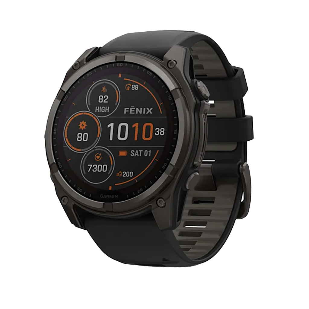 fenix 8 Sapphire Solar, 51mm, Carbon Gray DLC