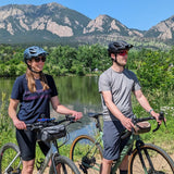 Bigmouth Burrito Handlebar Bag - Charcoal & Blucifer