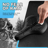 ROCKBROS Extra Soft Silicone Bike Seat Cushion – Anti-Slip, Breathable Cover