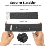ROCKBROS Elastic Non-Slip Headband for Men Women Soft Sweatband for Running, Yoga Workouts