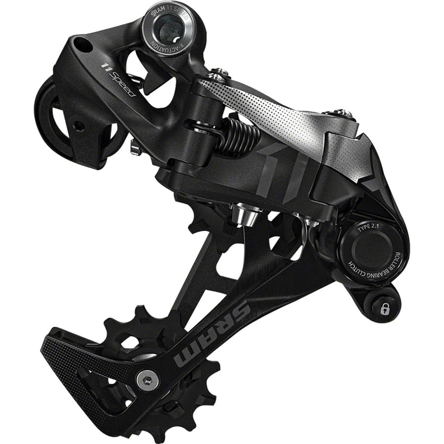 X01 Type 2.1, 11sp Rear Derailleur,Medium Cage, Black