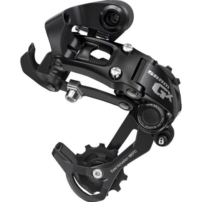 GX 10sp Rear Derailleur, Short Cage, Black