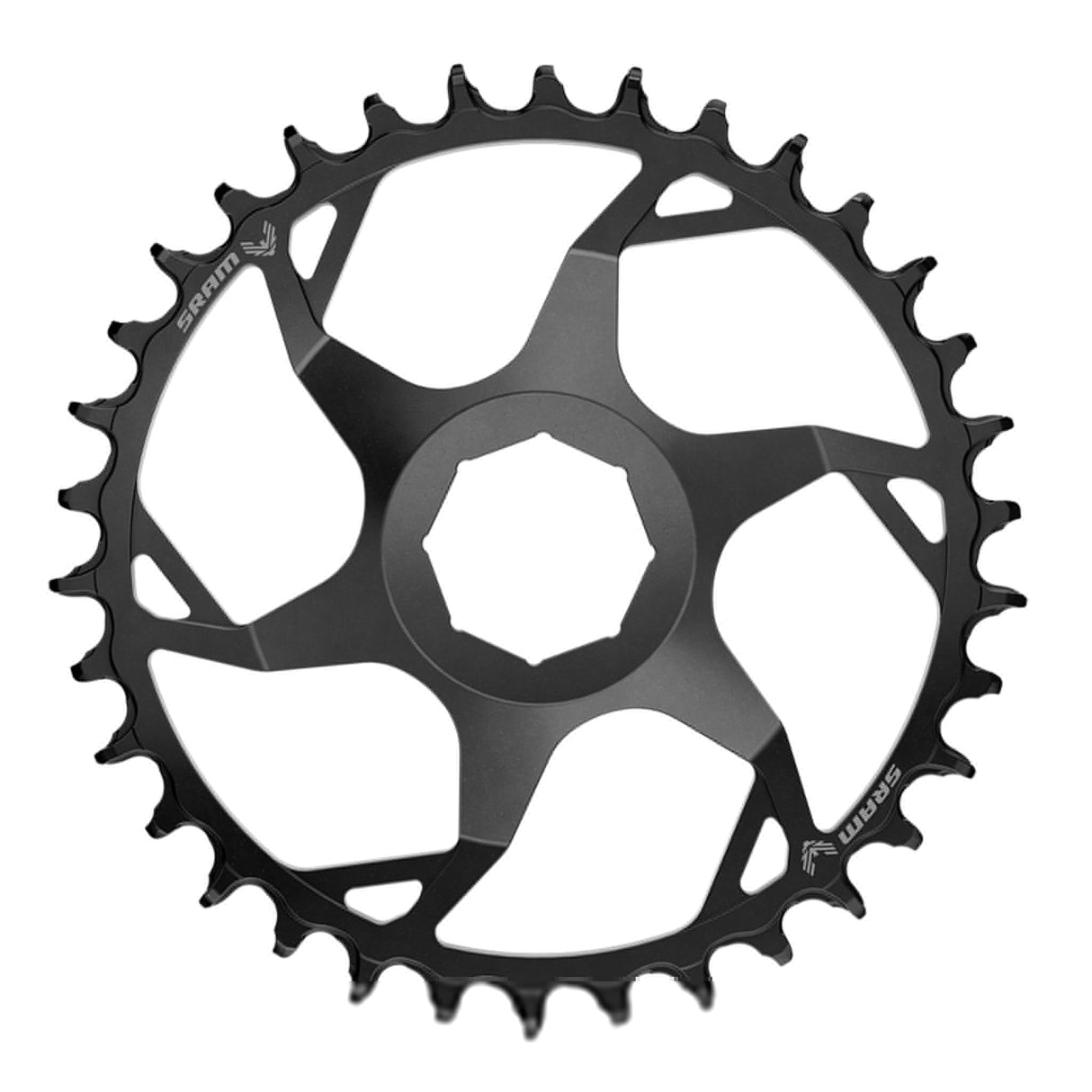 T-Type E-MTB Chainring, Brose CL55, 36t, Blk/Slv