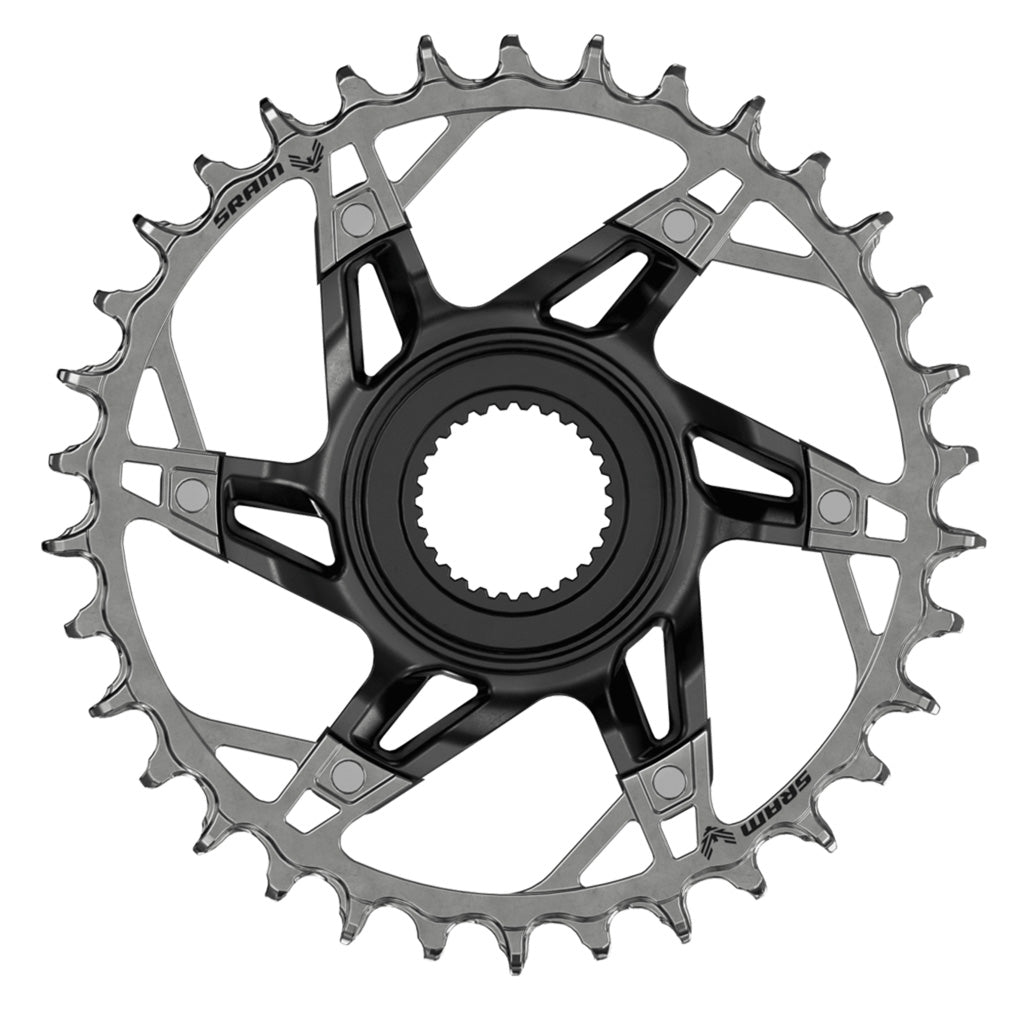 XX T-Type E-MTB Chainring, Bosch Gen 4, 32t, Blk/Slv