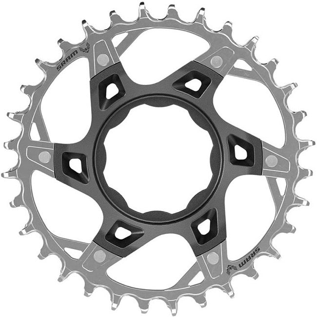 XX T-Type E-MTB Chainring, TQ Direct Mount, 34t, Blk/S