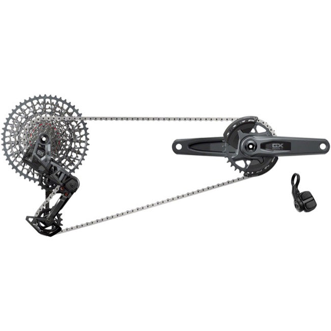 GX T-Type Eagle AXS Groupset, 175mm, Dark Polar