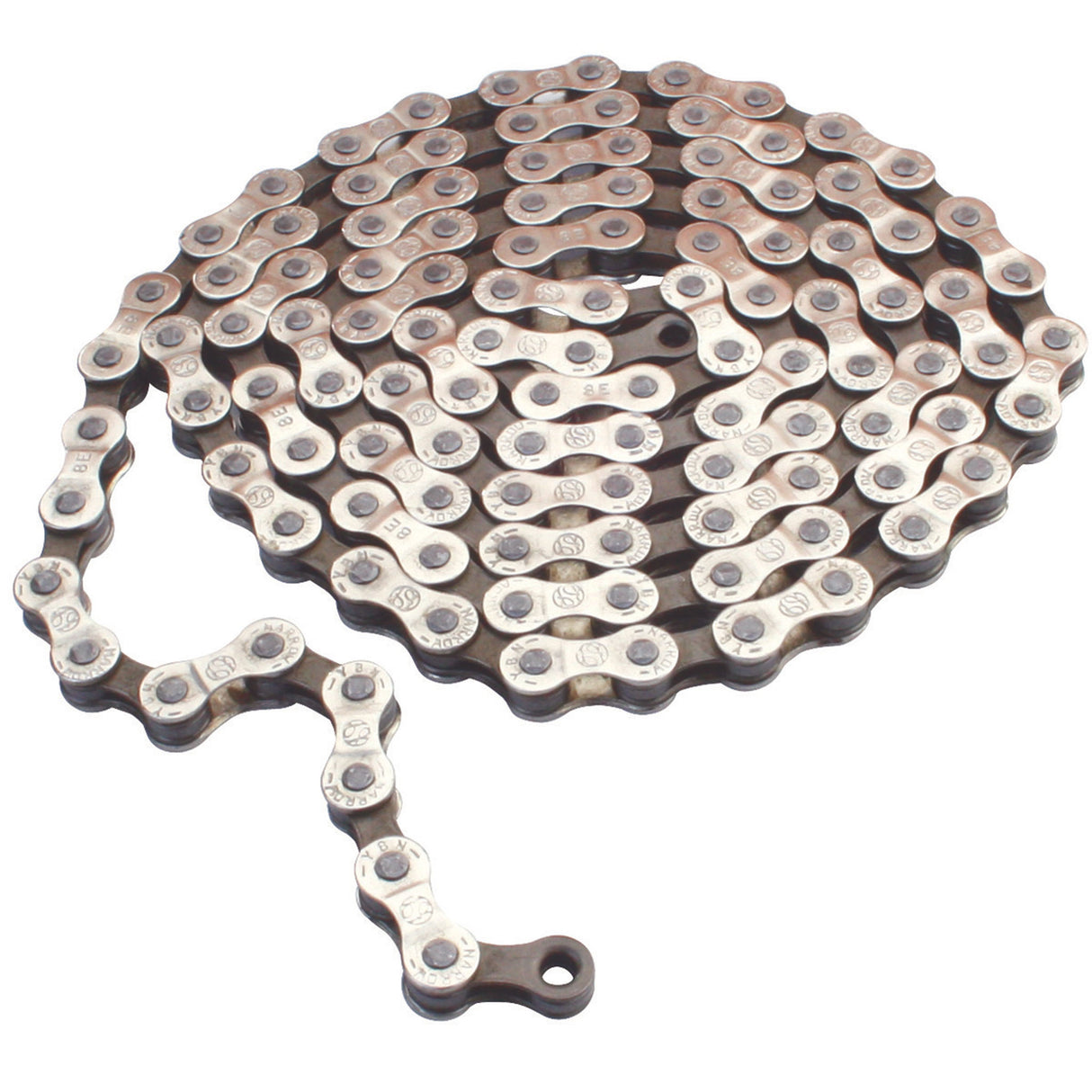 GS-8 8sp Chain, 3/32" - Silver/Brown