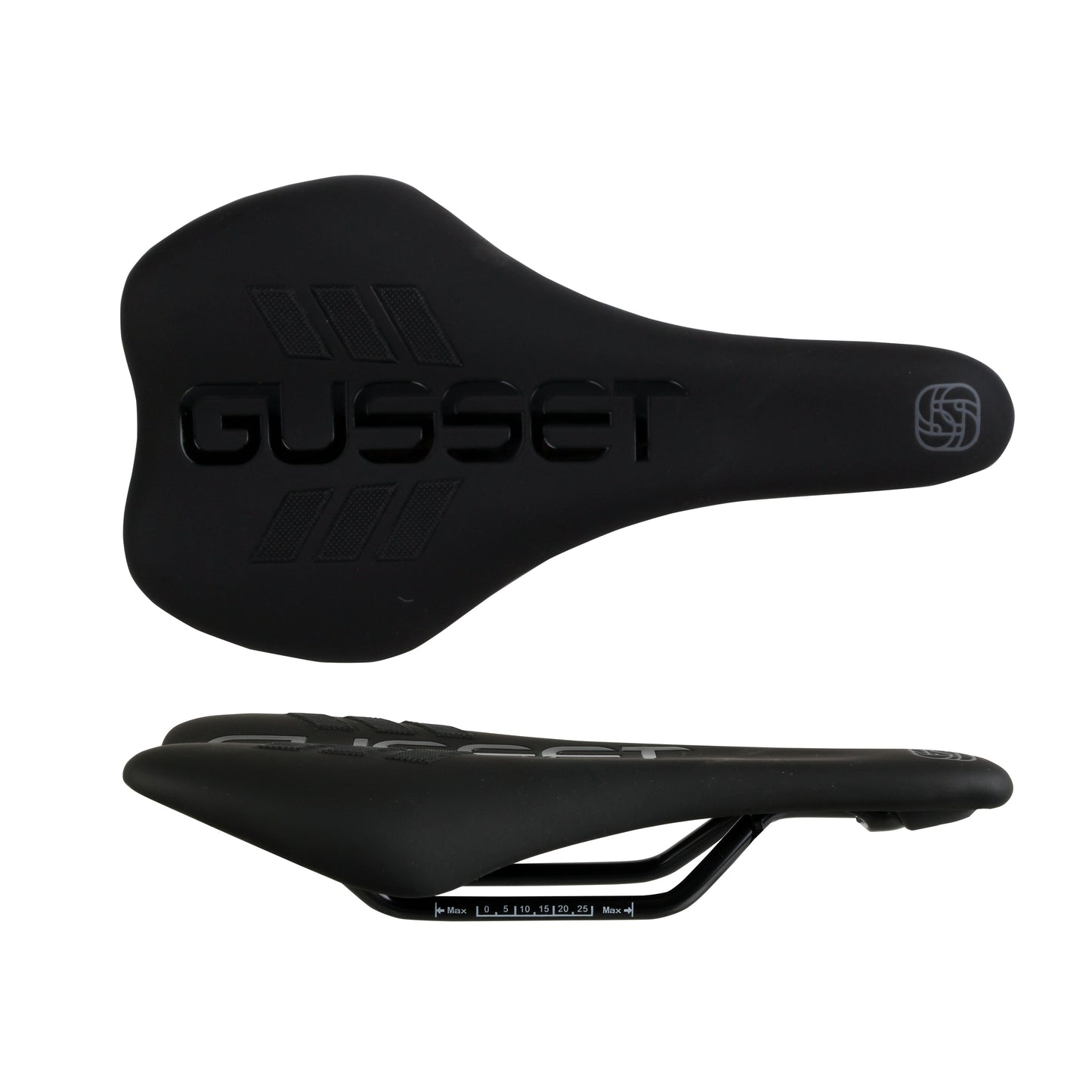 Gusset S2 SM Saddle CrMo - Black