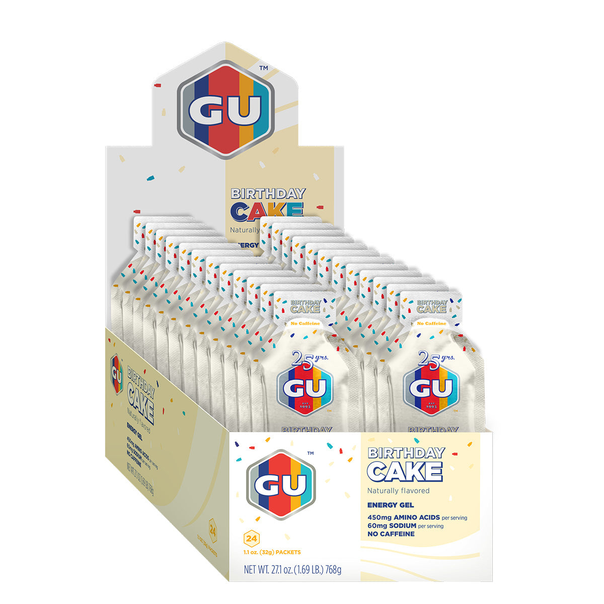 Energy Gel, Birthday Cake, 24/Count