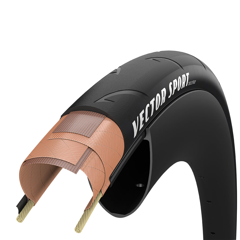 Vector Sport Tubeless Ready Tire, 700 x 28c, Black