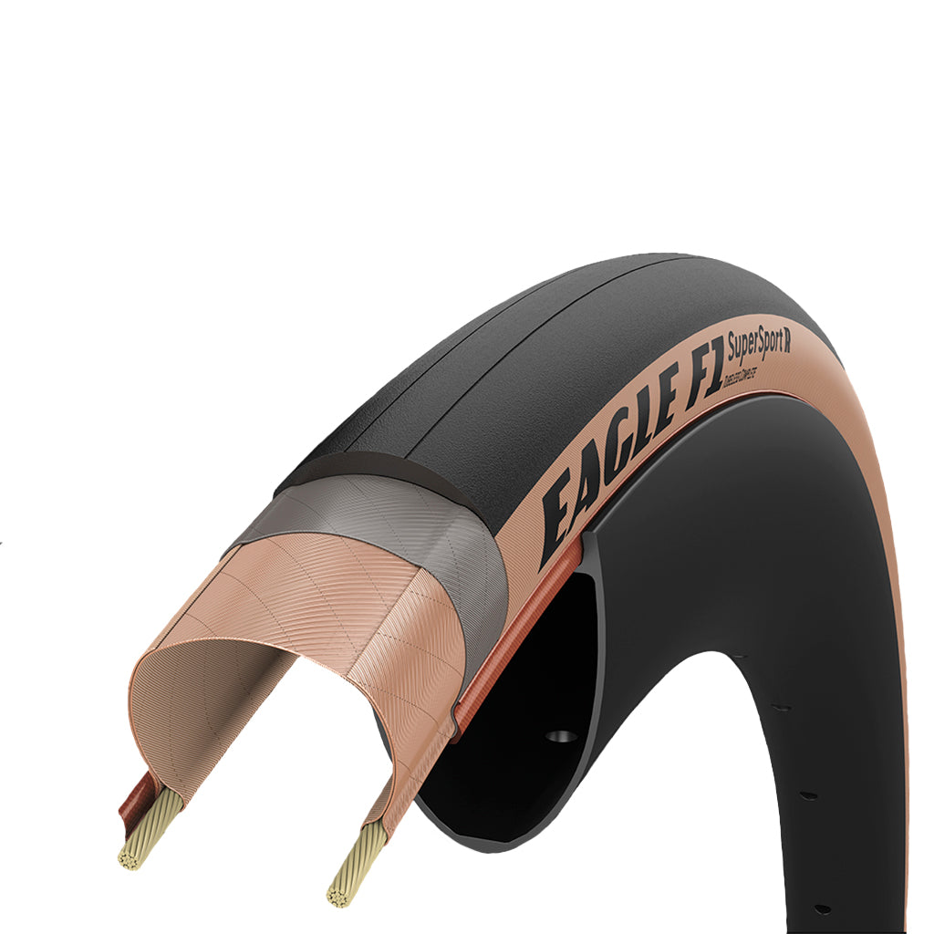 Eagle F1 SuperSport R Tubeless Tire 700 x 28c, Tan