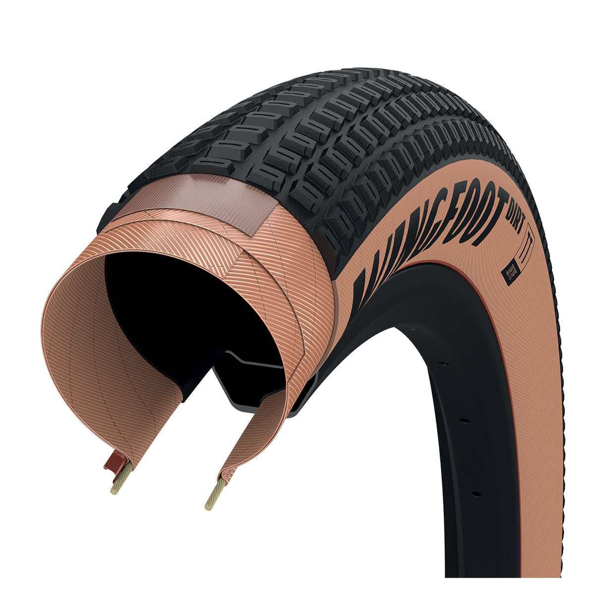 Wingfoot Dirt Tube Type 26x2.2, Transparent