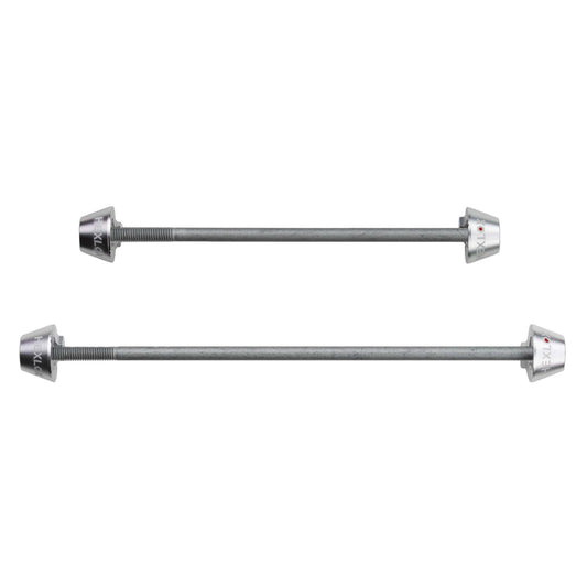 Hexlox Wheel Skewer Road F/R Set Silver