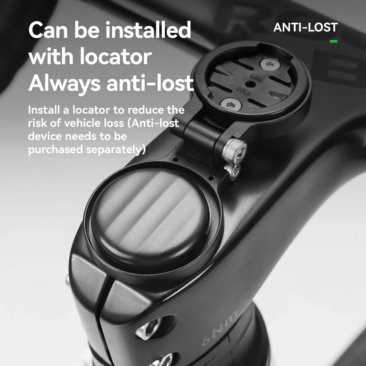 Adjustable Headset Cap Bike Computer Mount