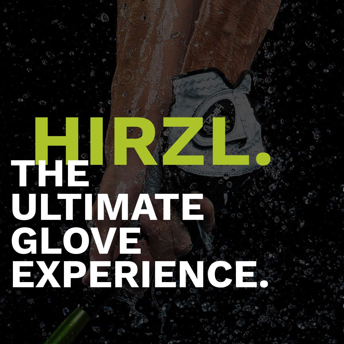 HIRZL Trust Hybrid - Golf Gloves - White / Black