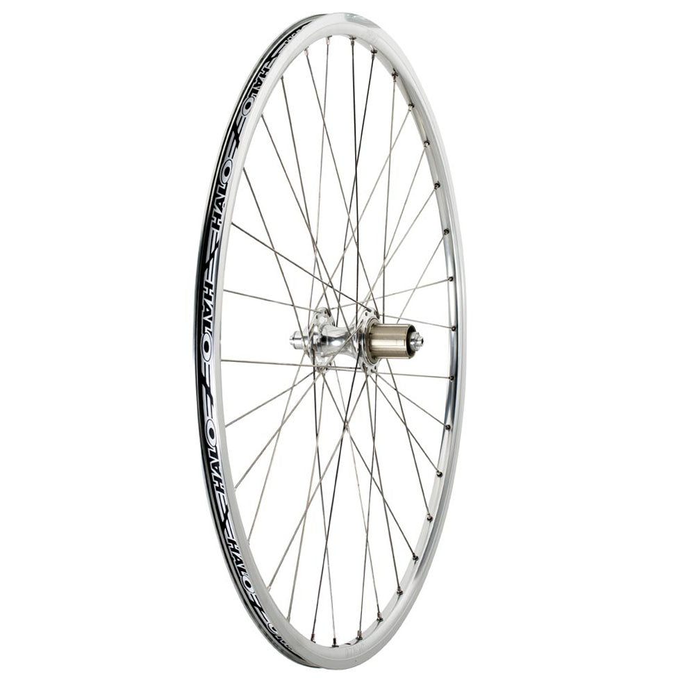 Retro Rear Wheel, 32h, Polished Silver