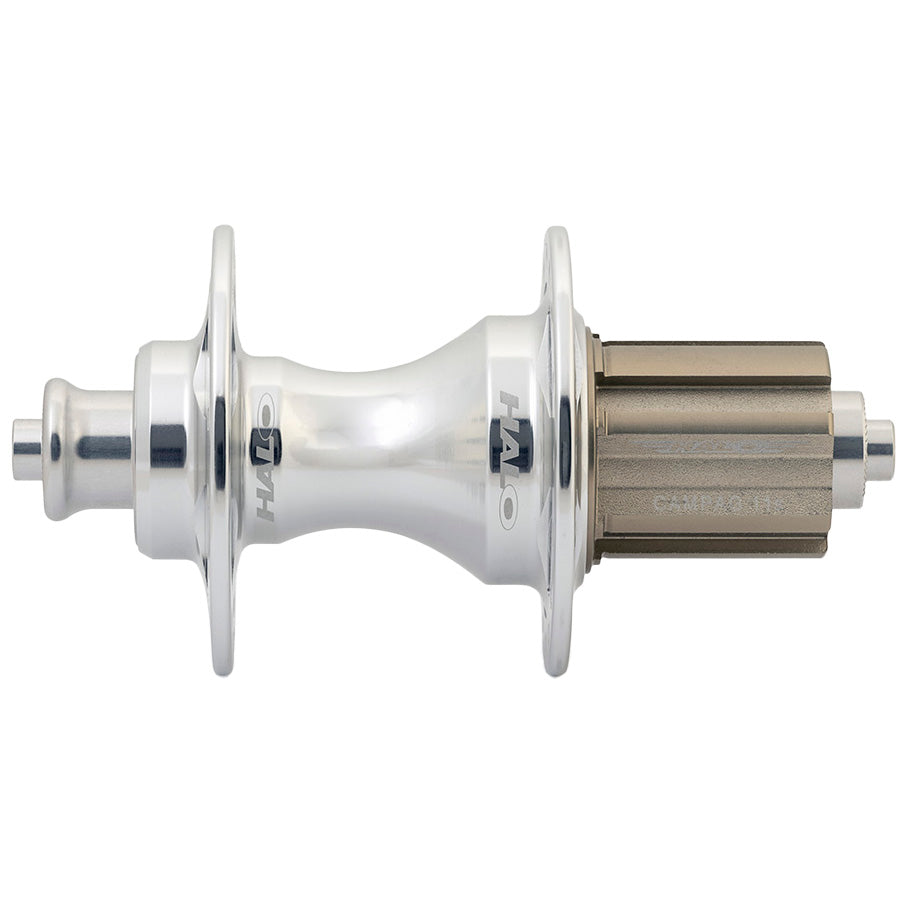 Retro 6-Drive Road Rear Hub, 32h, Polished Silver