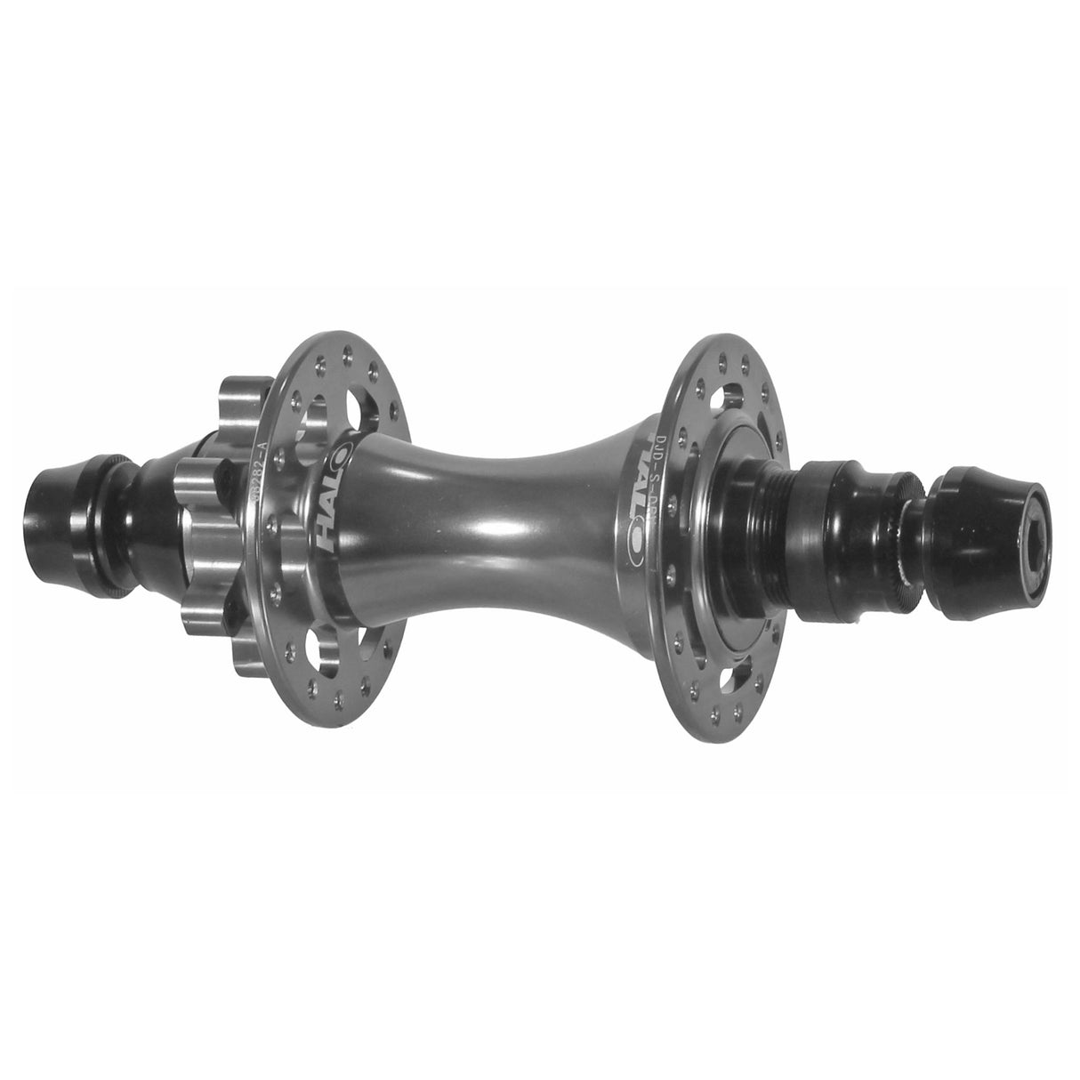 SupaDrive DJD Rear Hub, (10/14mm) 32h, TE Gray