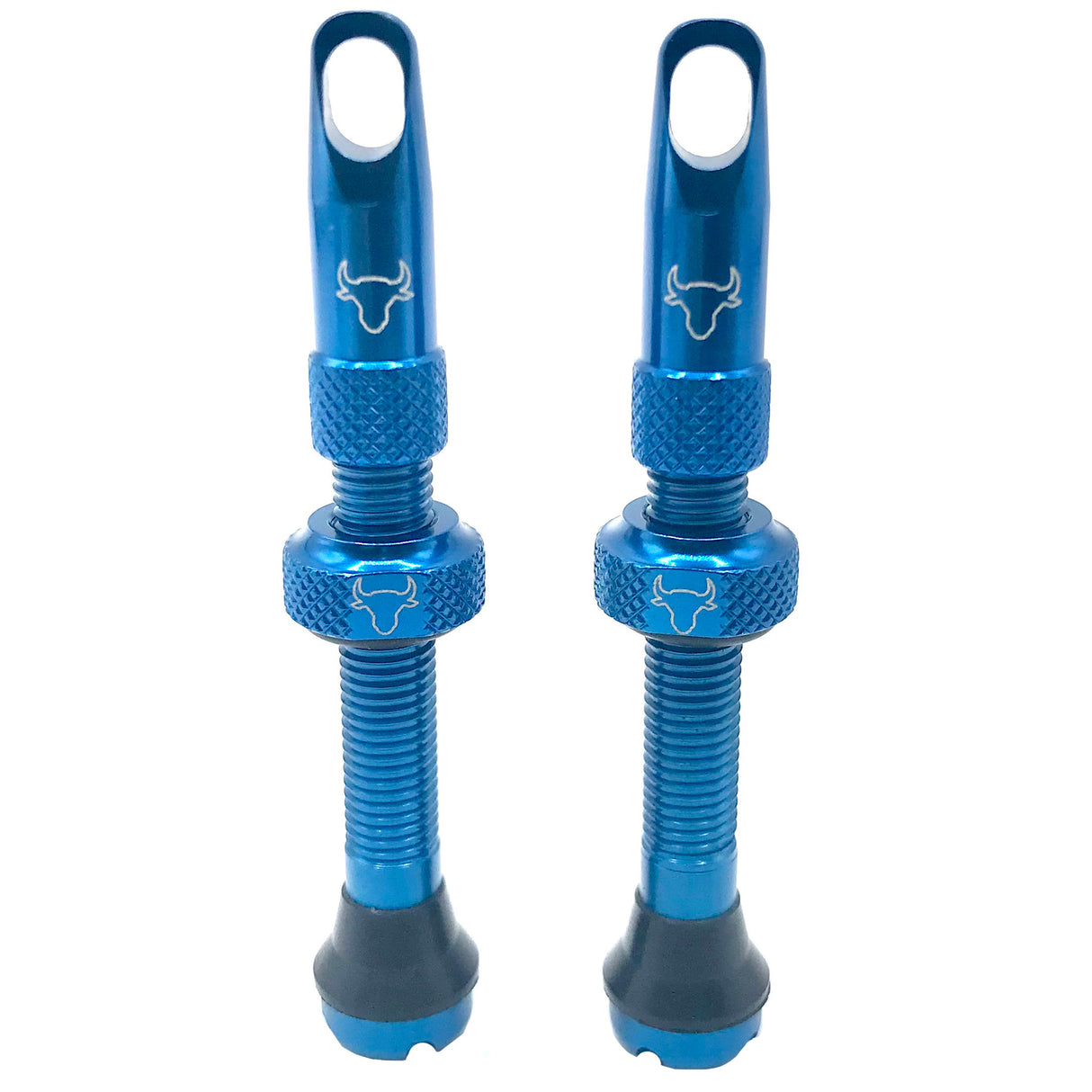 Tubeless Valve Stem, 42mm (Pair) - Sky Blue