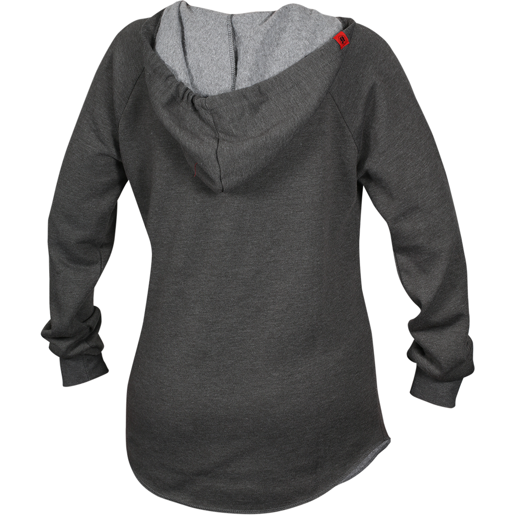 Women's INTENSE Factory Racing Grey Pullover Hoodie