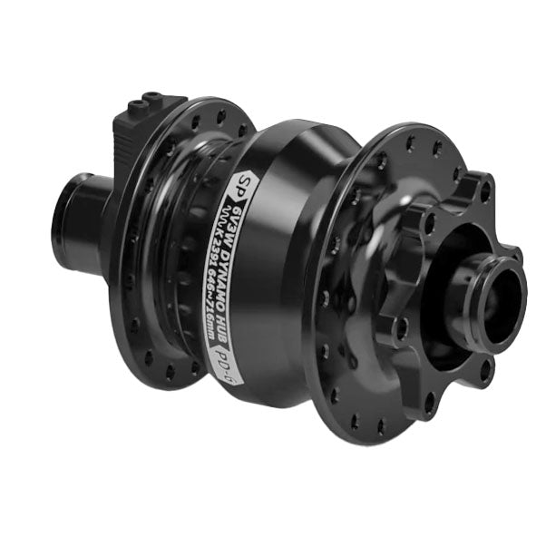 PD-6X IS-Disc Front T-A Hub, 15x110mm, 28h - Blk