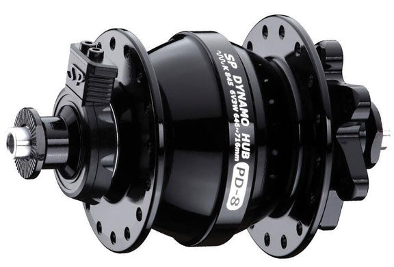 PD-8 IS-Disc Front Q/R Hub, 9x100mm, 32h - Black