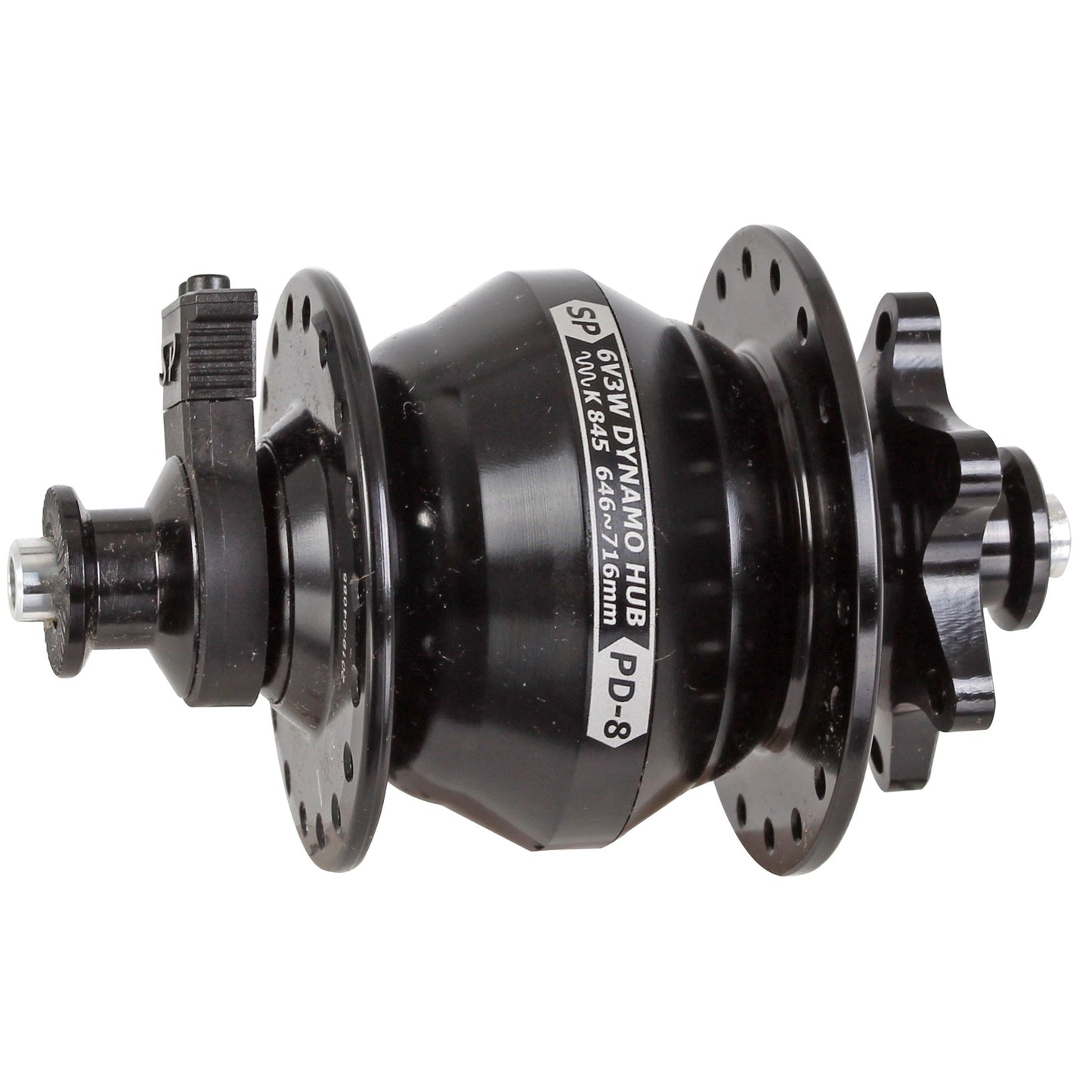 Shutter Precision PD-8 IS-Disc Front Q/R Hub 9x100mm 36h - Black