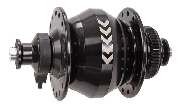 PL-8 CL-Disc Front Q/R Hub, 9x100mm, 32h - Black