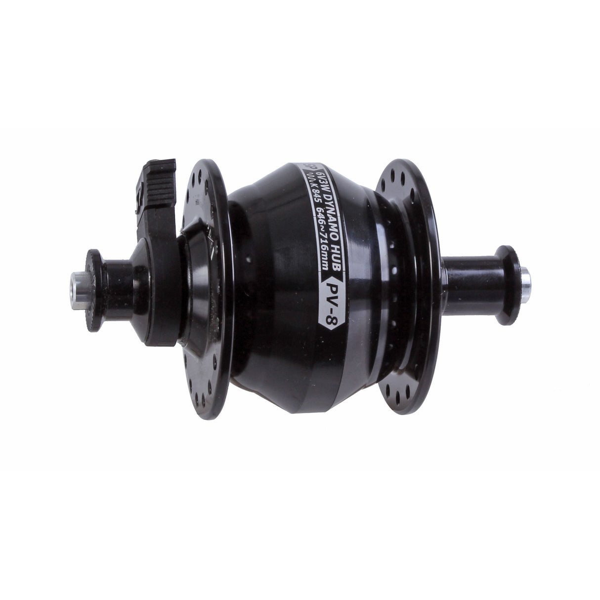 PV-8 Front Q/R Hub, 9x100mm, 36h - Black