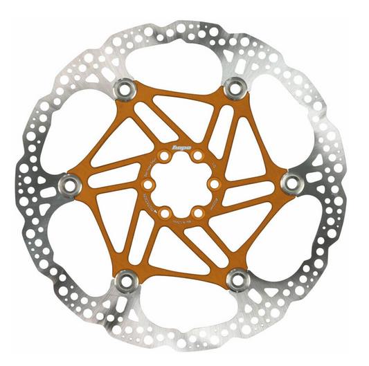 Hope Floating Disc Brake Rotor - 180mm 6-Bolt Orange