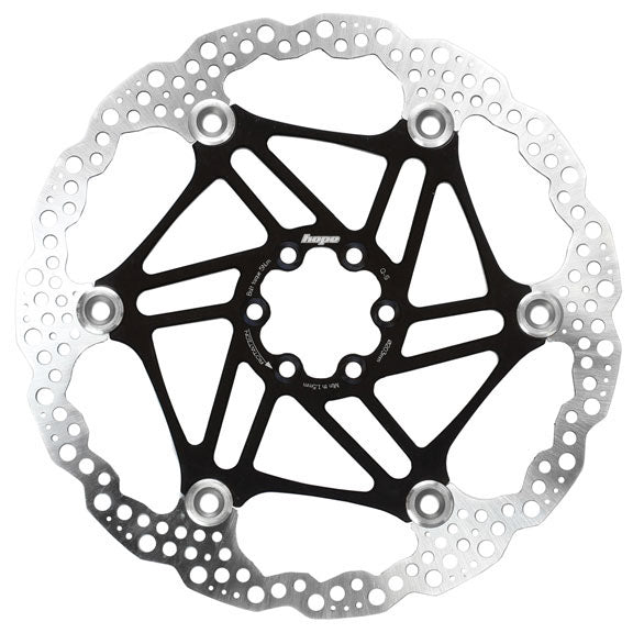 Hope Floating Disc Brake Rotor - 220mm 6-Bolt Black