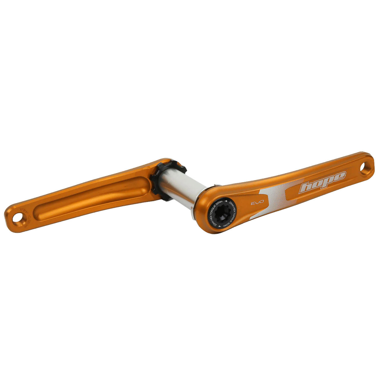 Hope Evo Crankset No Spider(68/73mm) 155mm Orange