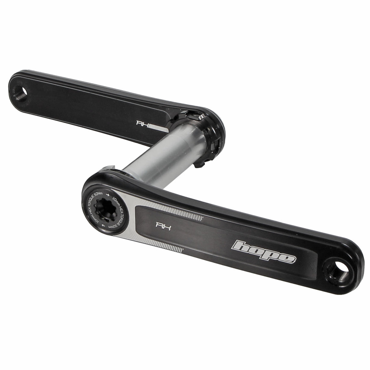 RX Crankset No Spider, 172.5mm, Black  NLS