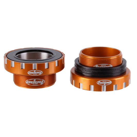 Hope BSA30 Threaded Bottom Bracket - 68/73/83/100/120mm For 30mm Spindle Stainless Orange