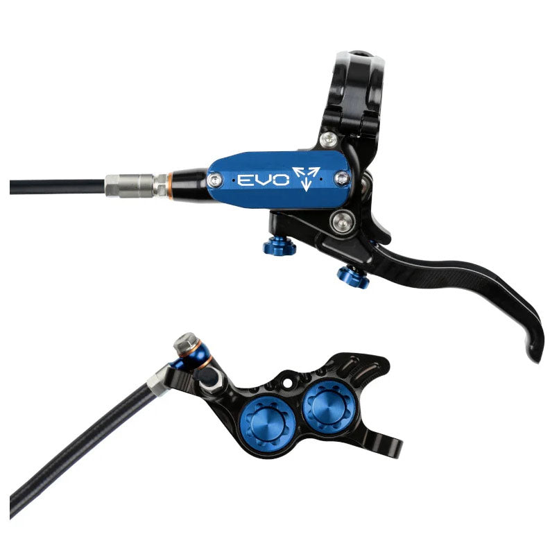 Tech 4 Evo GR4 Disc Brake, Right/Rear, 74mm, Blk/Blue