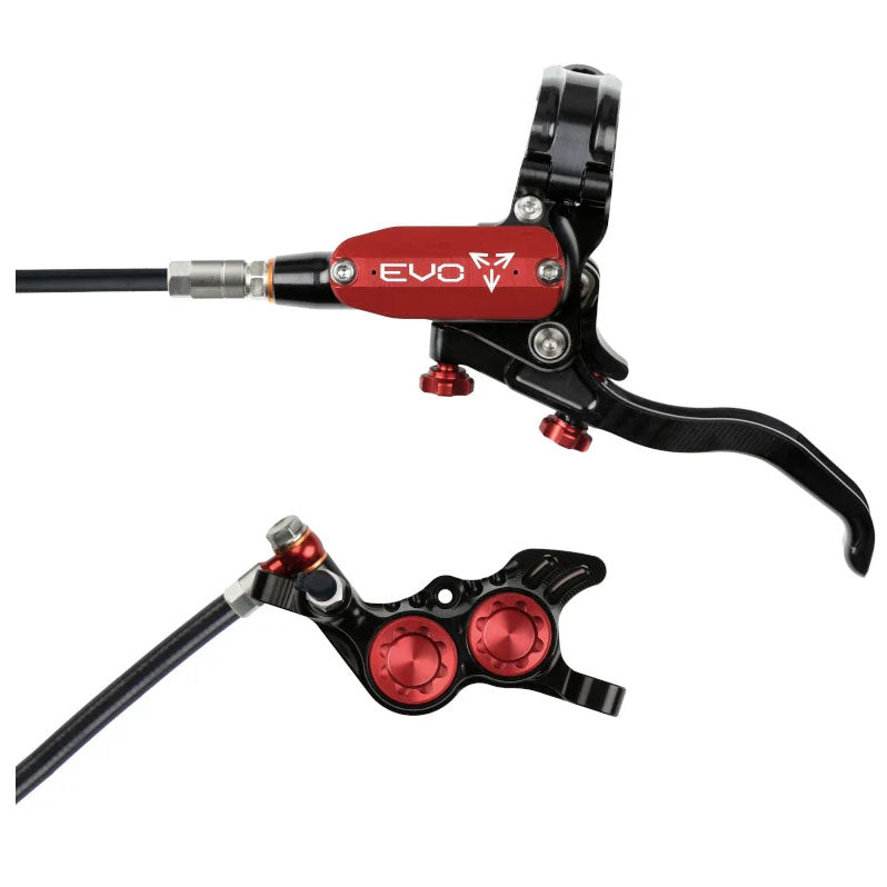 Tech 4 Evo GR4 Disc Brake, Left/Front, 74mm, Blk/Red