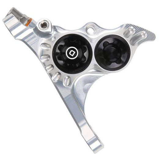 Hope RX4+ Disc Brake Caliper - Front Flat Mount Direct +20mm Mineral Oil Type Silver